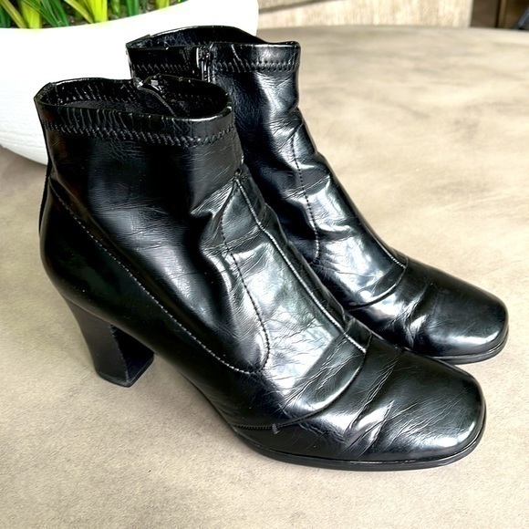 Ruby & Bloom Black Ankle Boots 7 - Picture 6 of 16
